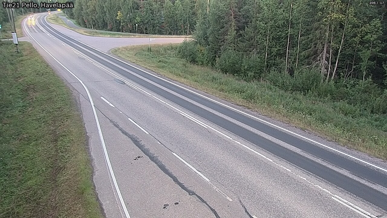 Kelikamerat Kuva Tie 21 Pello, Havelanpää, Pello, Lappi