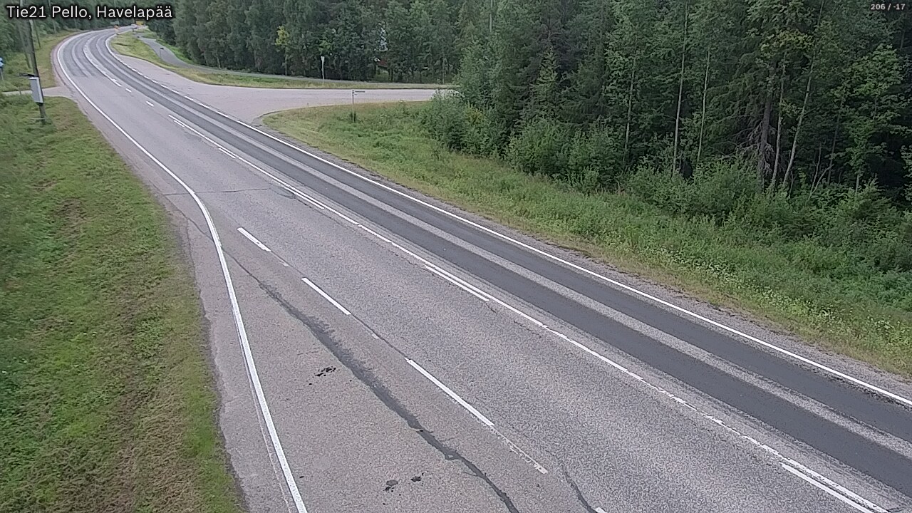 Kelikamerat Kuva Tie 21 Pello, Havelanpää, Pello, Lappi