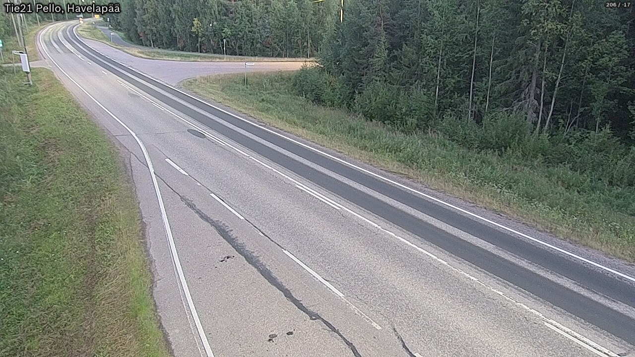 Kelikamerat Kuva Tie 21 Pello, Havelanpää, Pello, Lappi