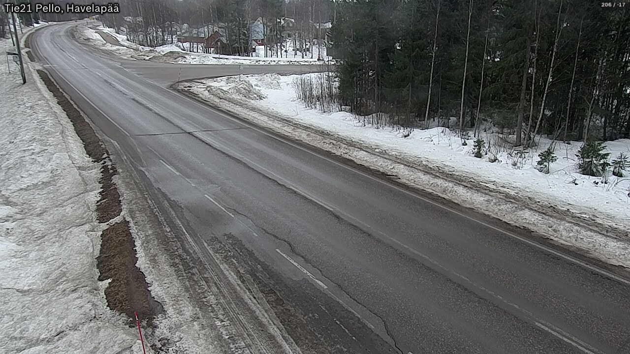 Kelikamerat Kuva Tie 21 Pello, Havelanpää, Pello, Lappi