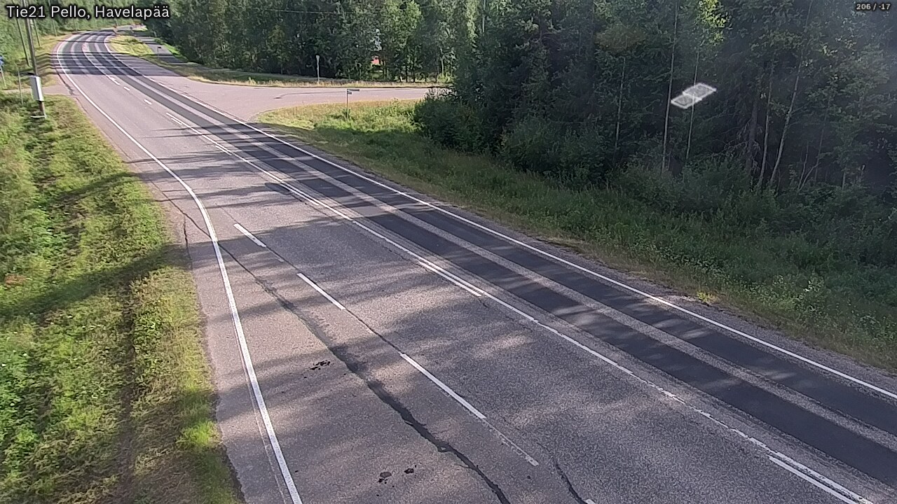 Kelikamerat Kuva Tie 21 Pello, Havelanpää, Pello, Lappi