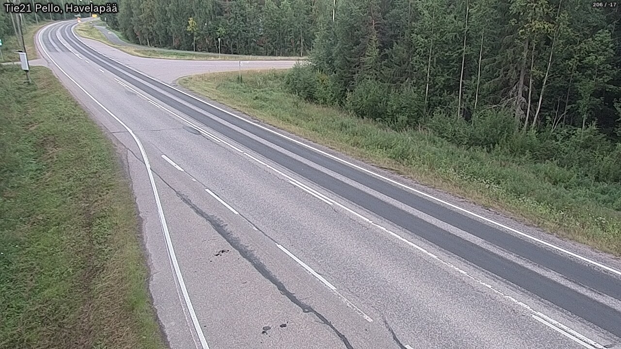 Kelikamerat Kuva Tie 21 Pello, Havelanpää, Pello, Lappi