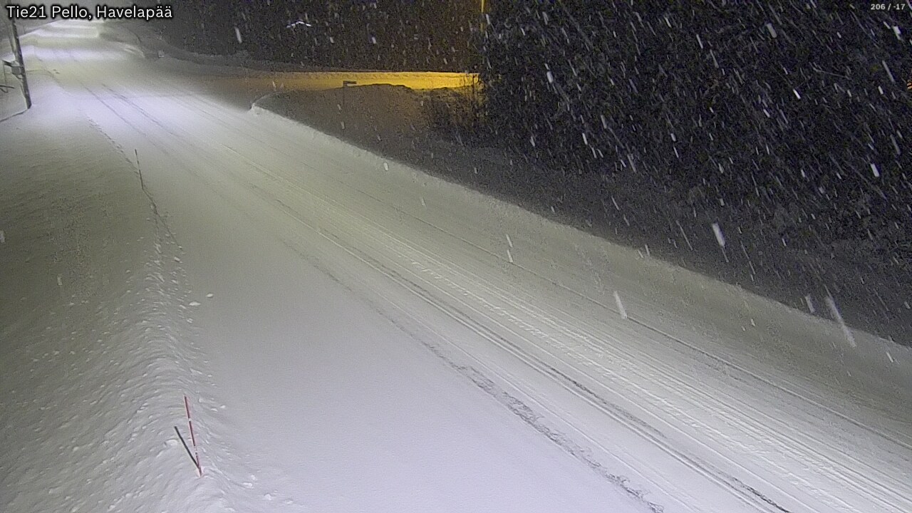 Kelikamerat Kuva Tie 21 Pello, Havelanpää, Pello, Lappi