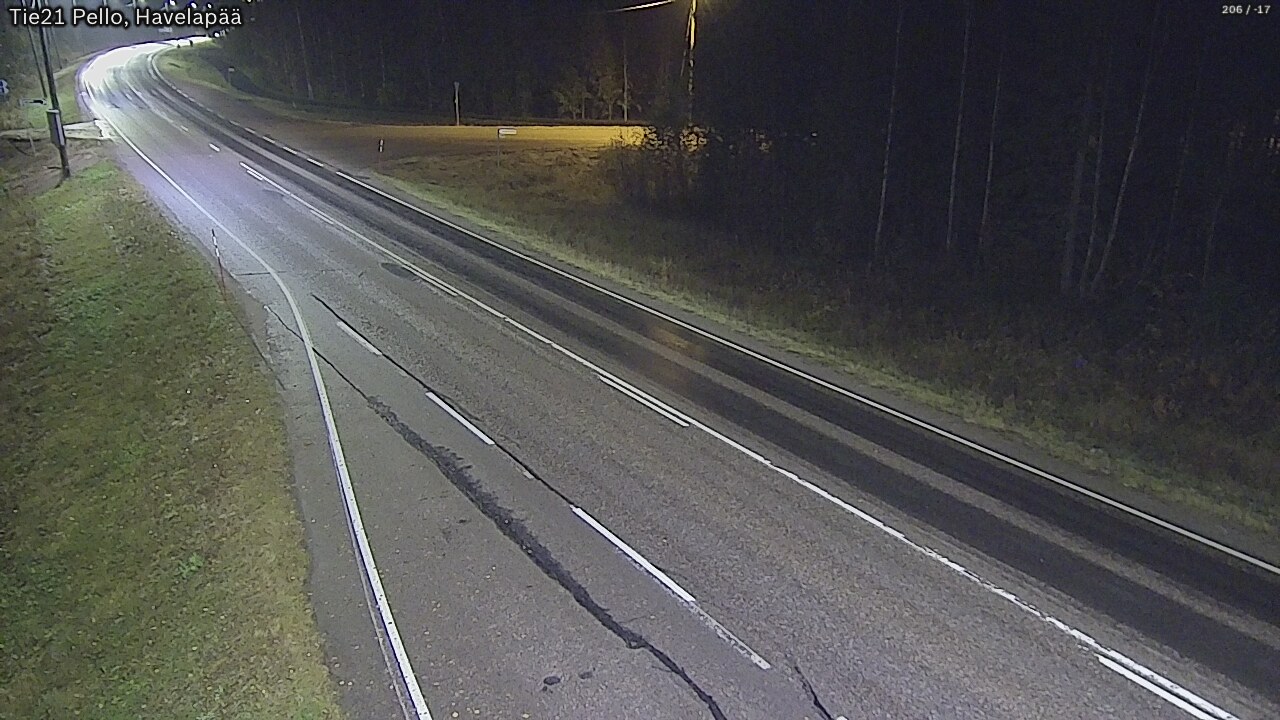 Kelikamerat Kuva Tie 21 Pello, Havelanpää, Pello, Lappi