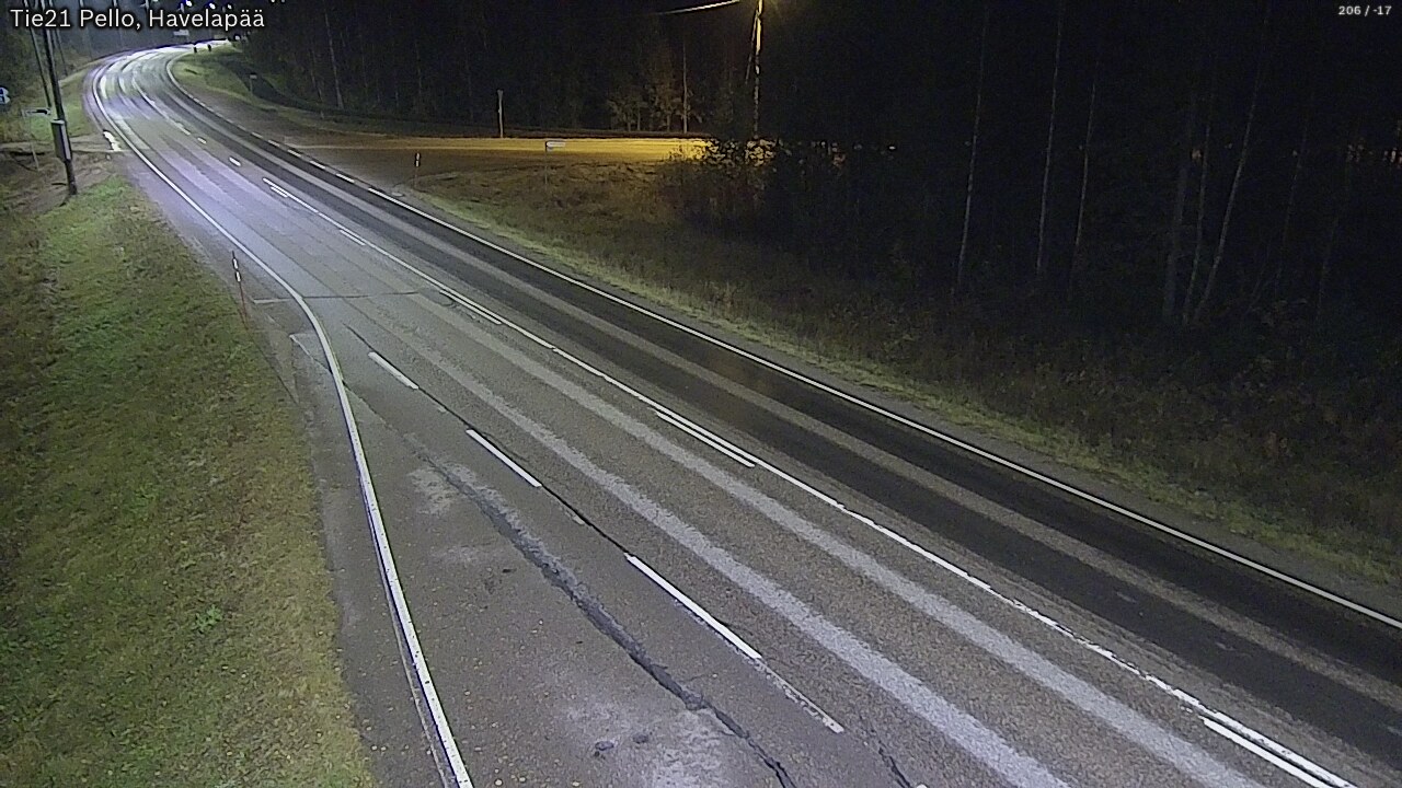 Kelikamerat Kuva Tie 21 Pello, Havelanpää, Pello, Lappi