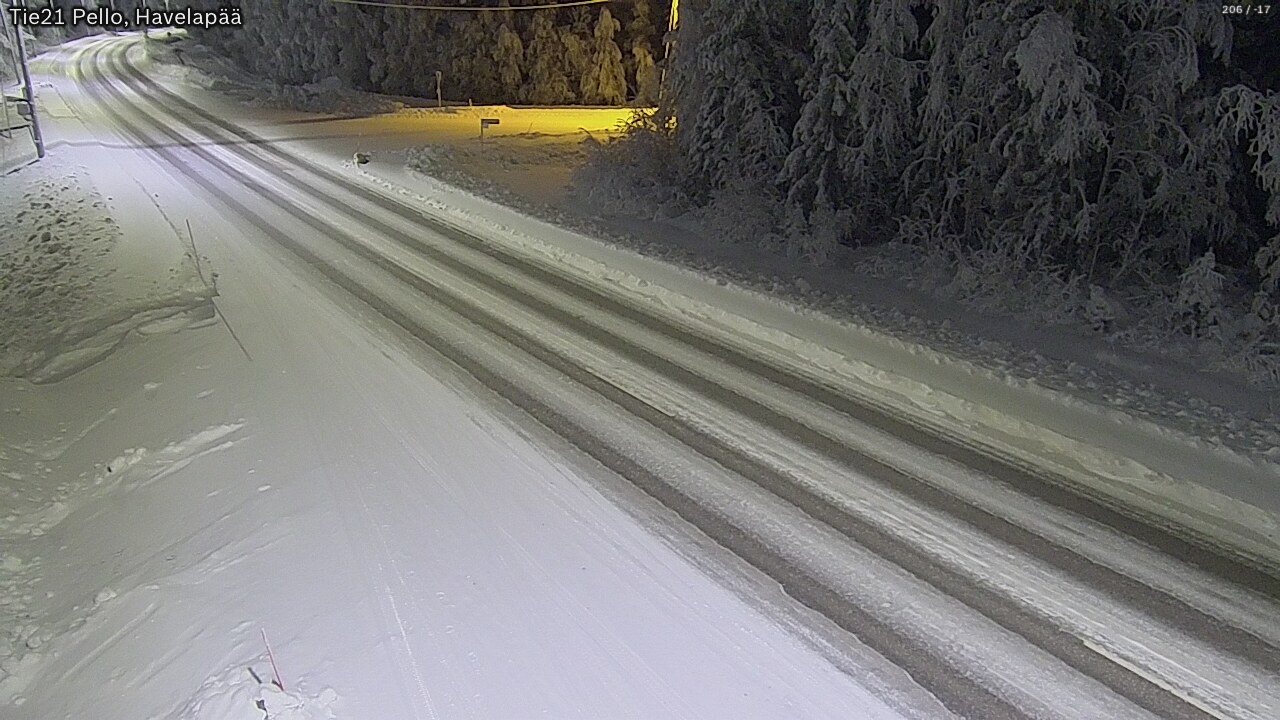 Kelikamerat Kuva Tie 21 Pello, Havelanpää, Pello, Lappi