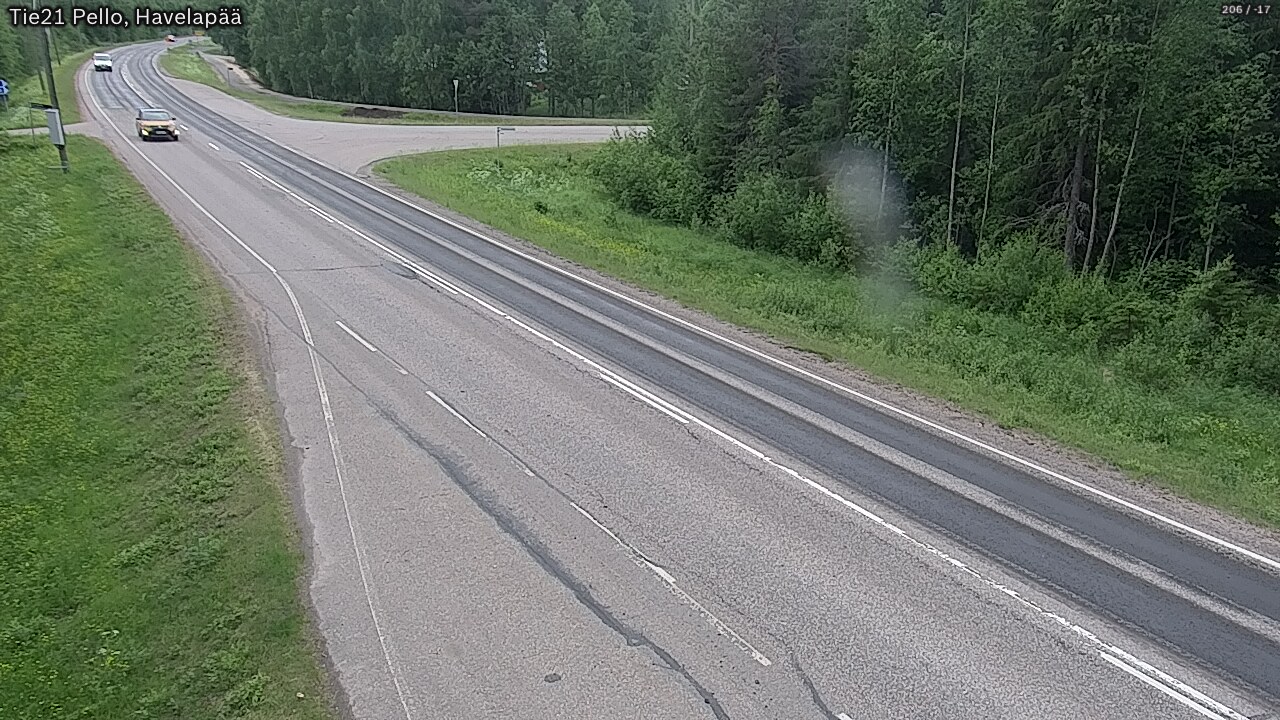 Kelikamerat Kuva Tie 21 Pello, Havelanpää, Pello, Lappi