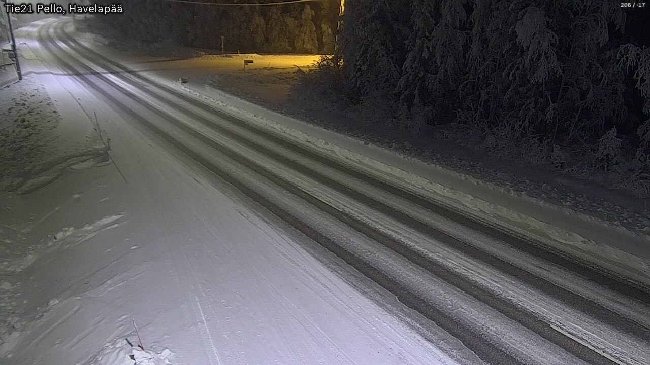 Kelikamerat Kuva Tie 21 Pello, Havelanpää, Pello, Lappi