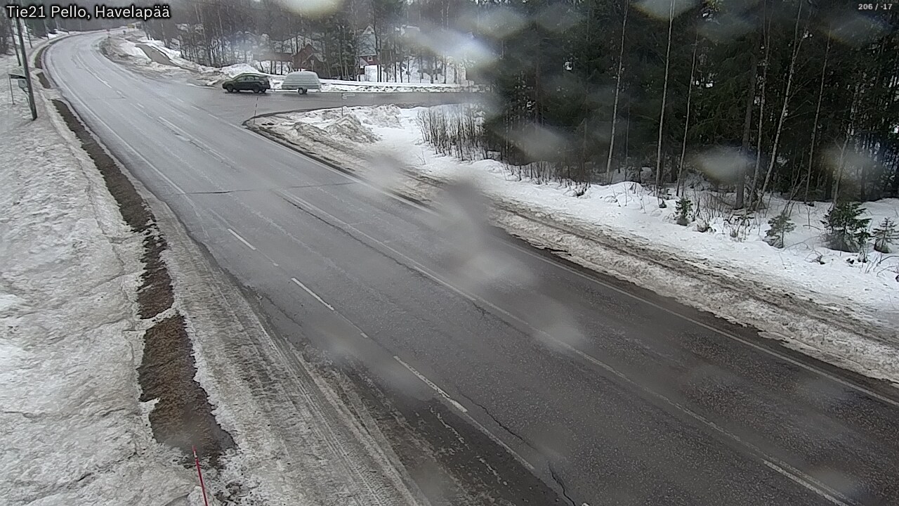 Weather Camera Image Road 21 Pello, Havelanpää, Pello, Lappi
