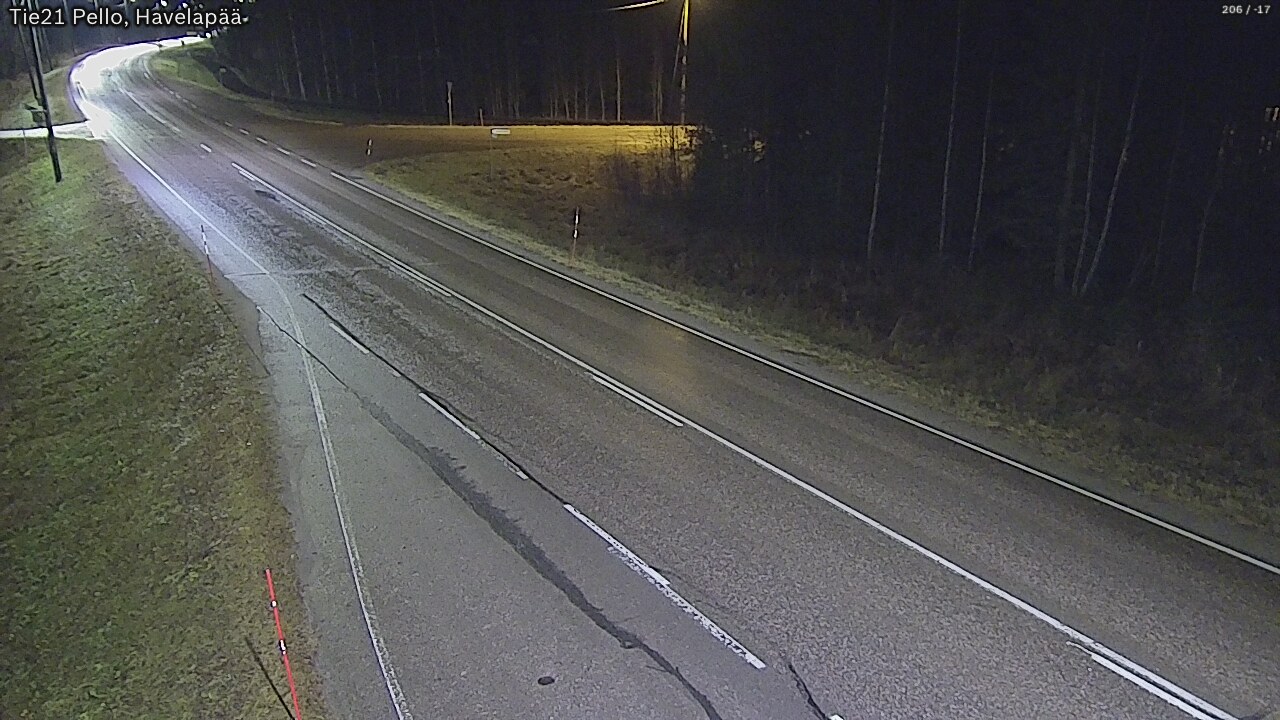 Kelikamerat Kuva Tie 21 Pello, Havelanpää, Pello, Lappi