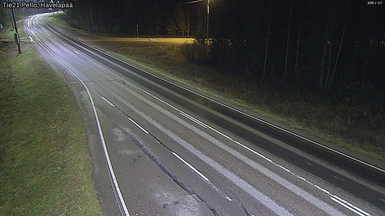 Kelikamerat Kuva Tie 21 Pello, Havelanpää, Pello, Lappi
