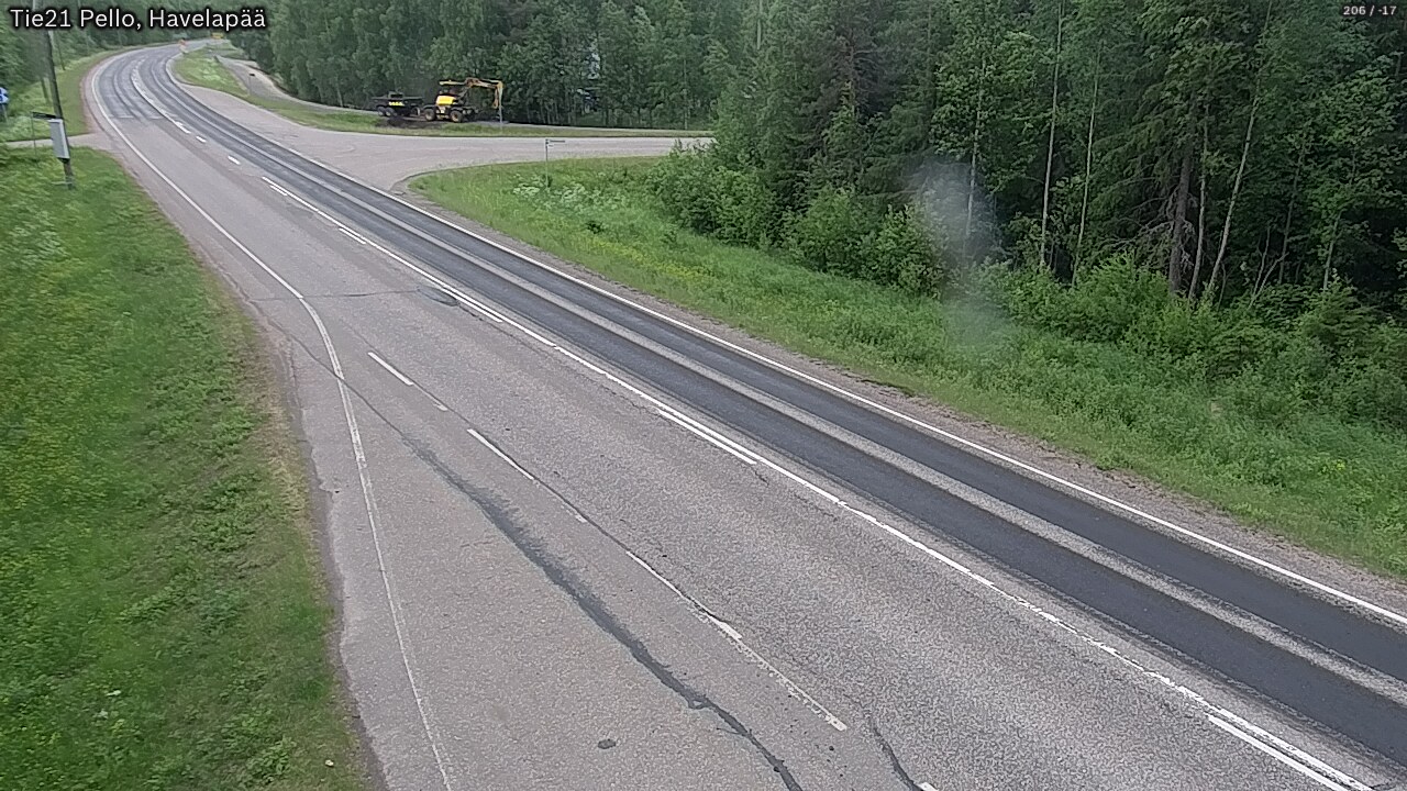 Weather Camera Image Road 21 Pello, Havelanpää, Pello, Lappi