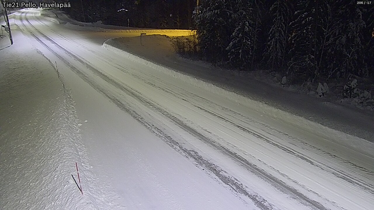 Kelikamerat Kuva Tie 21 Pello, Havelanpää, Pello, Lappi