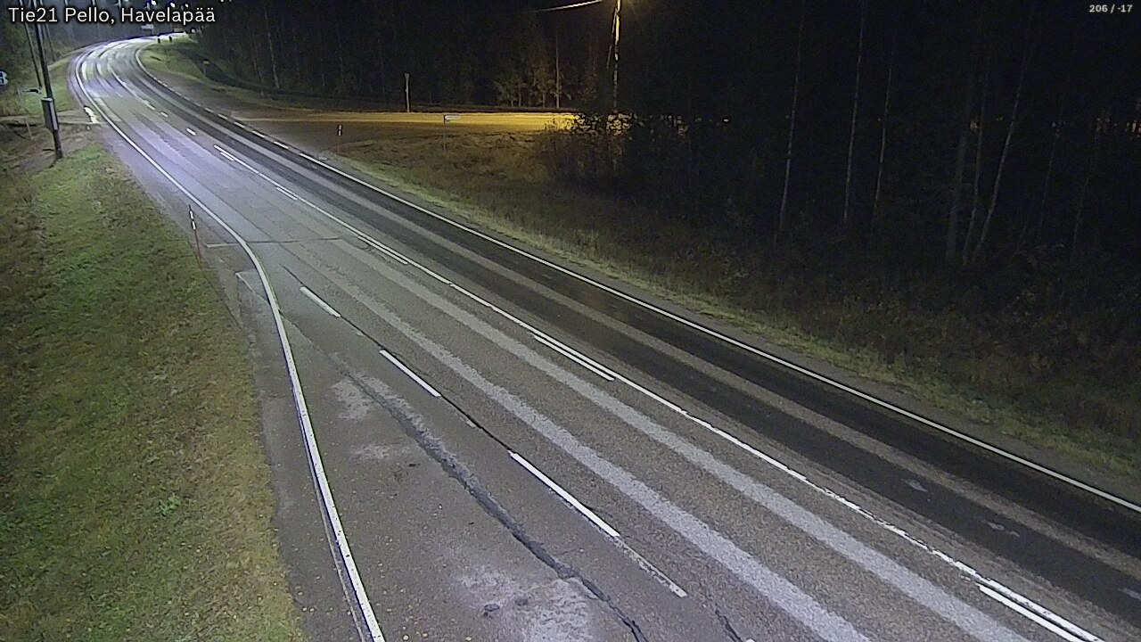 Kelikamerat Kuva Tie 21 Pello, Havelanpää, Pello, Lappi