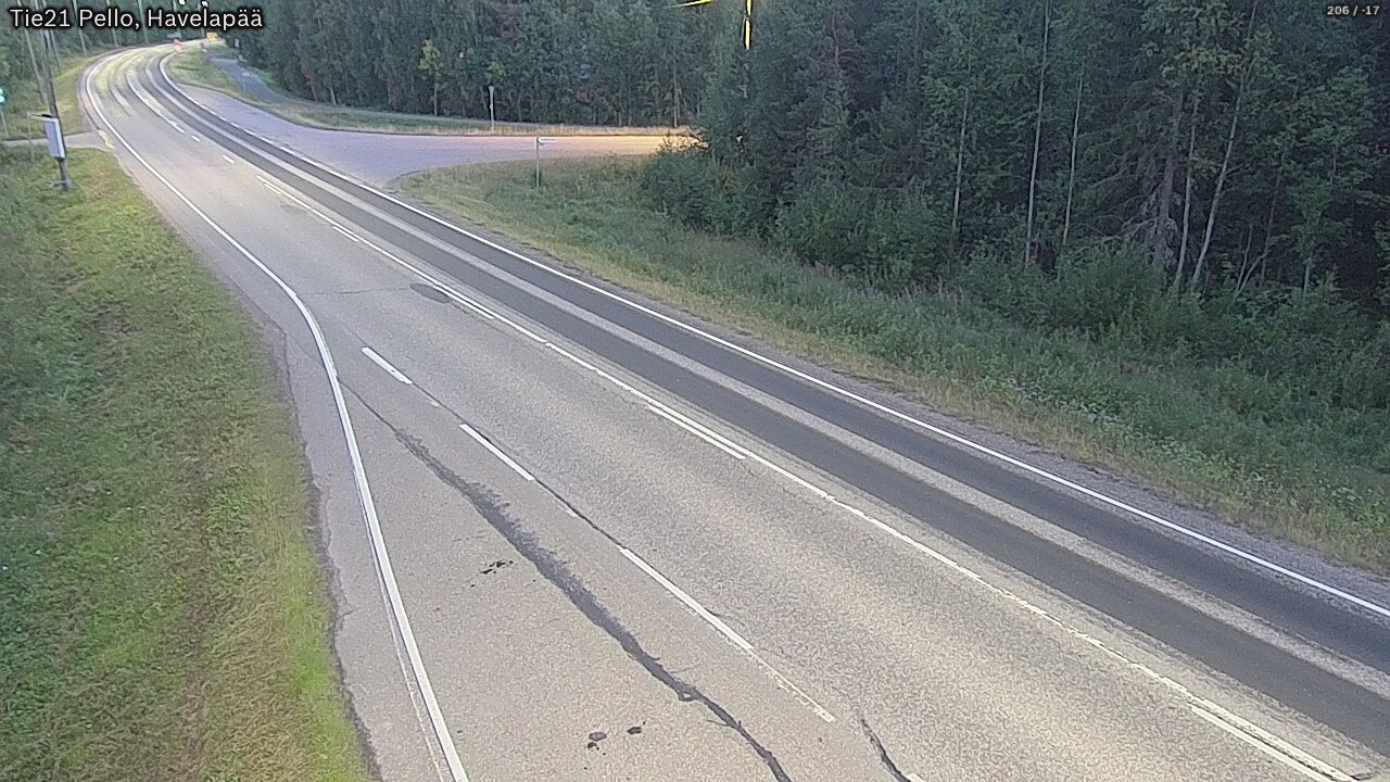 Kelikamerat Kuva Tie 21 Pello, Havelanpää, Pello, Lappi