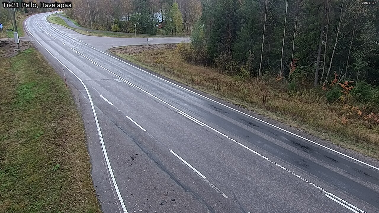 Kelikamerat Kuva Tie 21 Pello, Havelanpää, Pello, Lappi