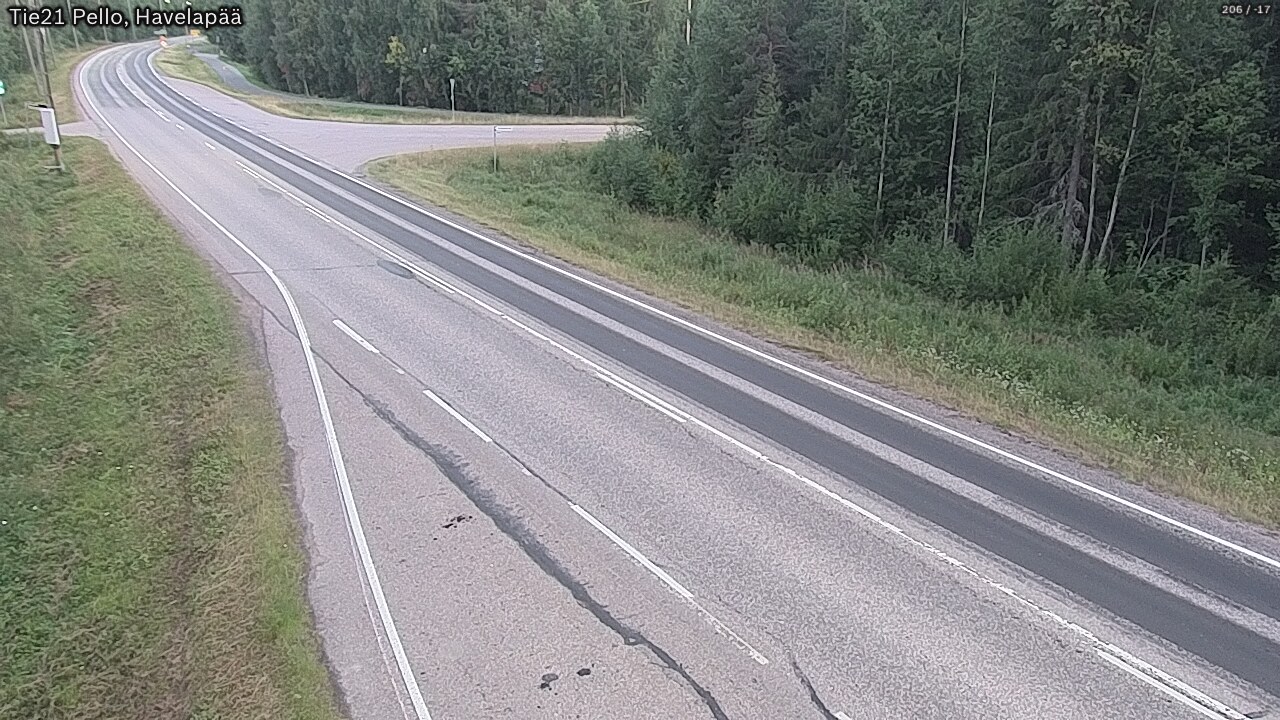 Kelikamerat Kuva Tie 21 Pello, Havelanpää, Pello, Lappi