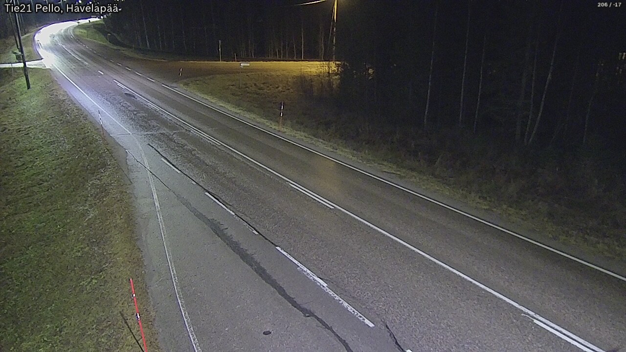 Kelikamerat Kuva Tie 21 Pello, Havelanpää, Pello, Lappi