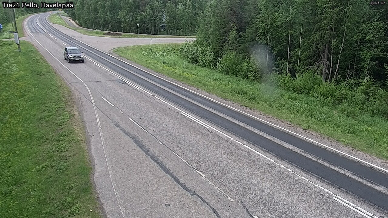Weather Camera Image Road 21 Pello, Havelanpää, Pello, Lappi