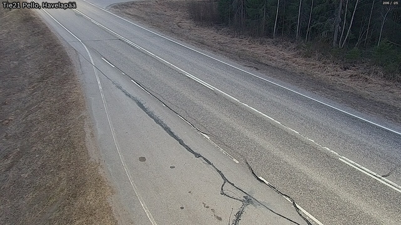Kelikamerat Kuva Tie 21 Pello, Havelanpää, Pello, Lappi