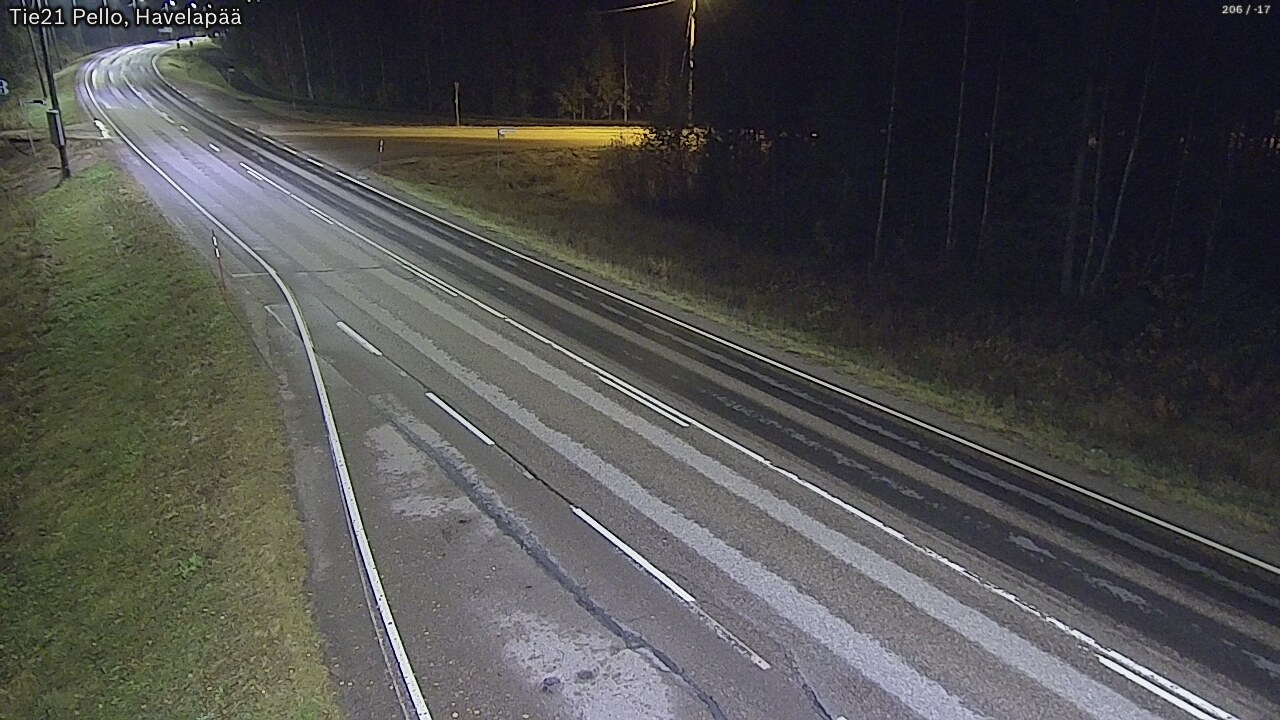Kelikamerat Kuva Tie 21 Pello, Havelanpää, Pello, Lappi