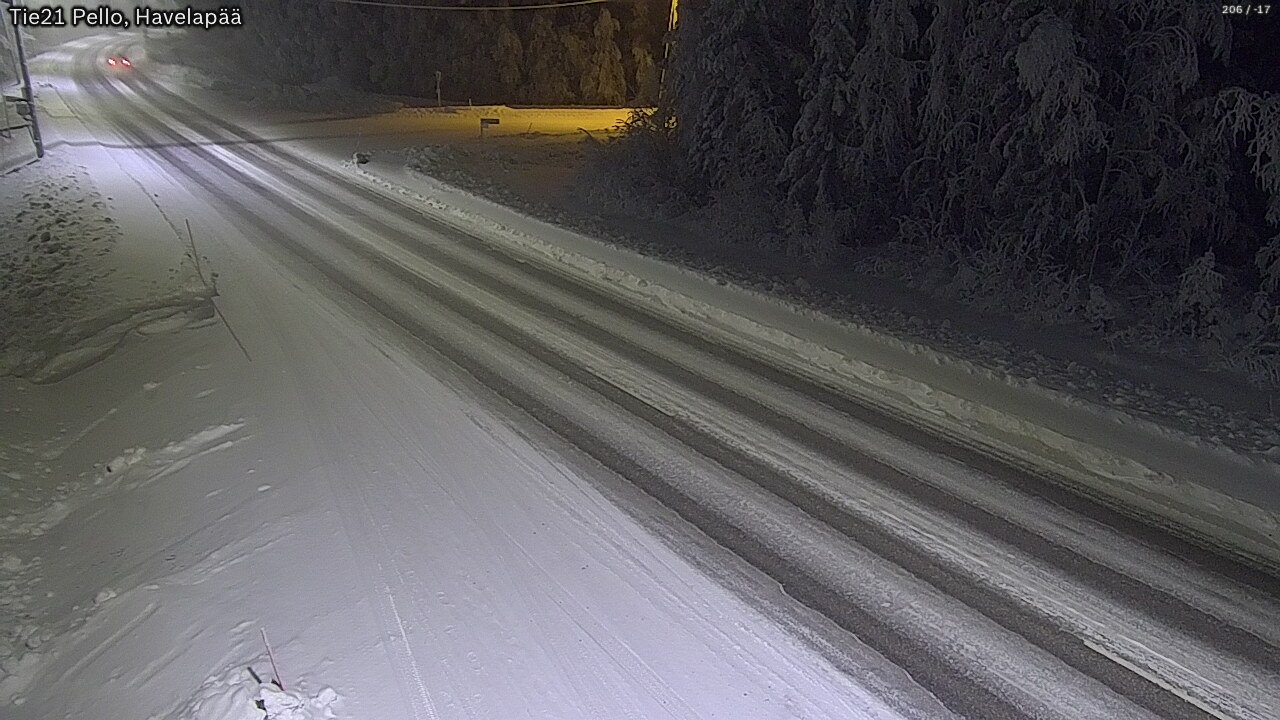 Kelikamerat Kuva Tie 21 Pello, Havelanpää, Pello, Lappi