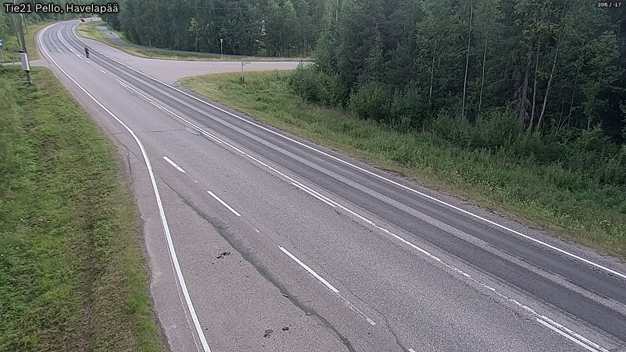 Kelikamerat Kuva Tie 21 Pello, Havelanpää, Pello, Lappi