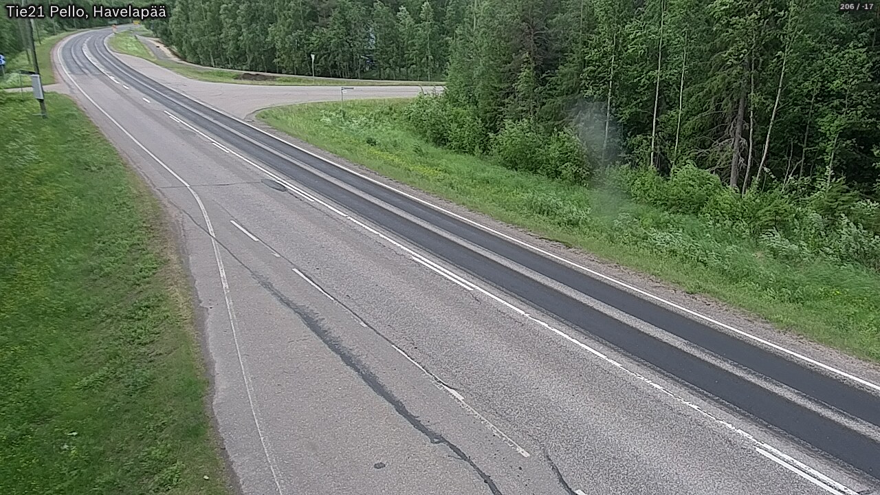 Kelikamerat Kuva Tie 21 Pello, Havelanpää, Pello, Lappi
