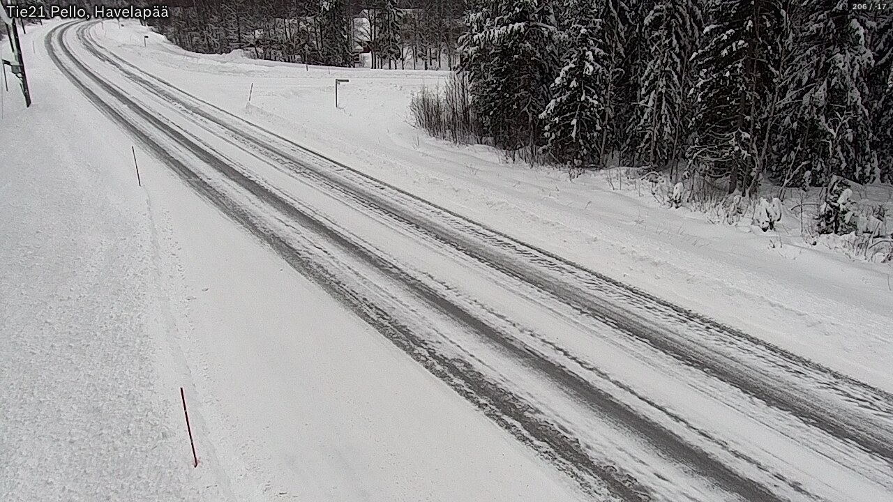 Kelikamerat Kuva Tie 21 Pello, Havelanpää, Pello, Lappi