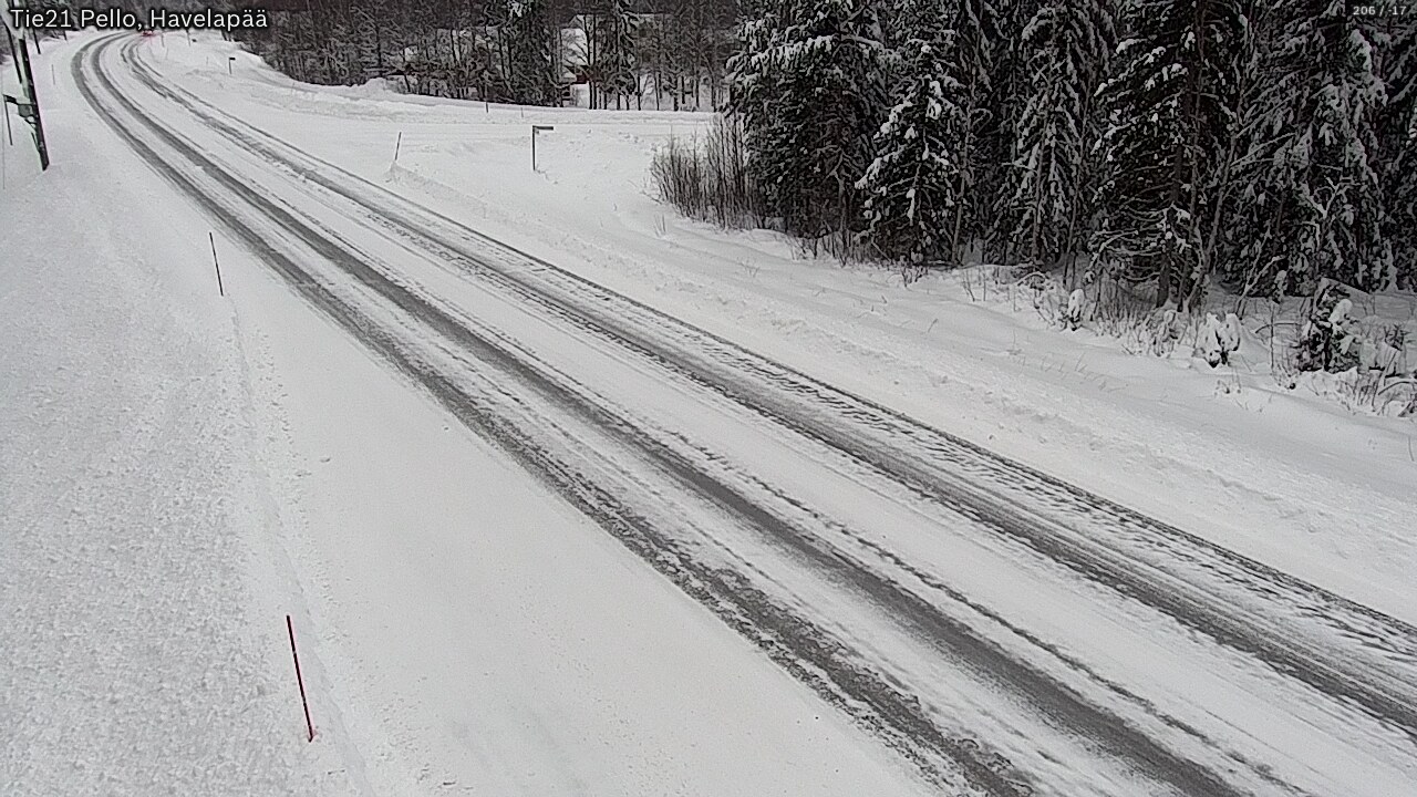 Kelikamerat Kuva Tie 21 Pello, Havelanpää, Pello, Lappi