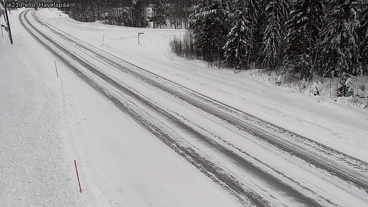 Kelikamerat Kuva Tie 21 Pello, Havelanpää, Pello, Lappi
