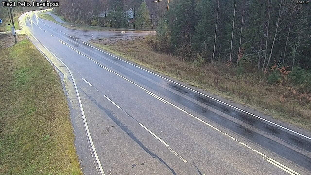 Kelikamerat Kuva Tie 21 Pello, Havelanpää, Pello, Lappi