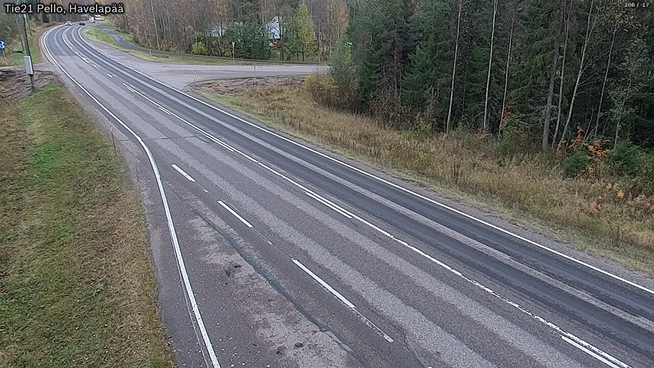 Kelikamerat Kuva Tie 21 Pello, Havelanpää, Pello, Lappi