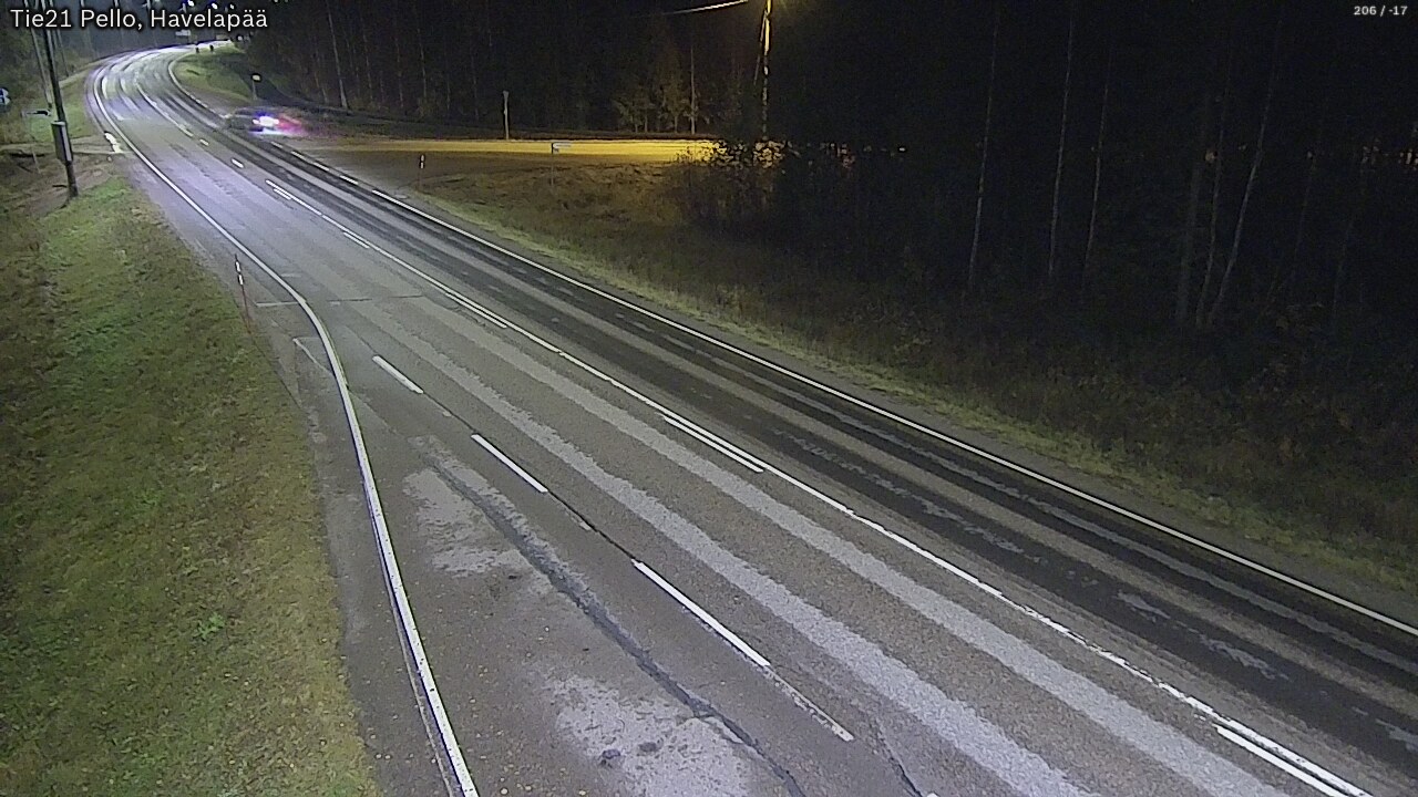 Kelikamerat Kuva Tie 21 Pello, Havelanpää, Pello, Lappi