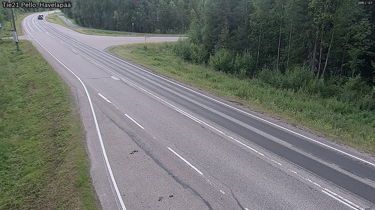 Kelikamerat Kuva Tie 21 Pello, Havelanpää, Pello, Lappi