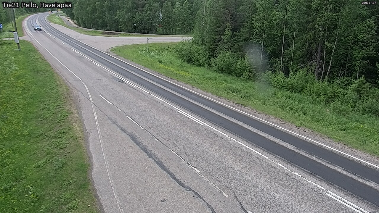 Kelikamerat Kuva Tie 21 Pello, Havelanpää, Pello, Lappi