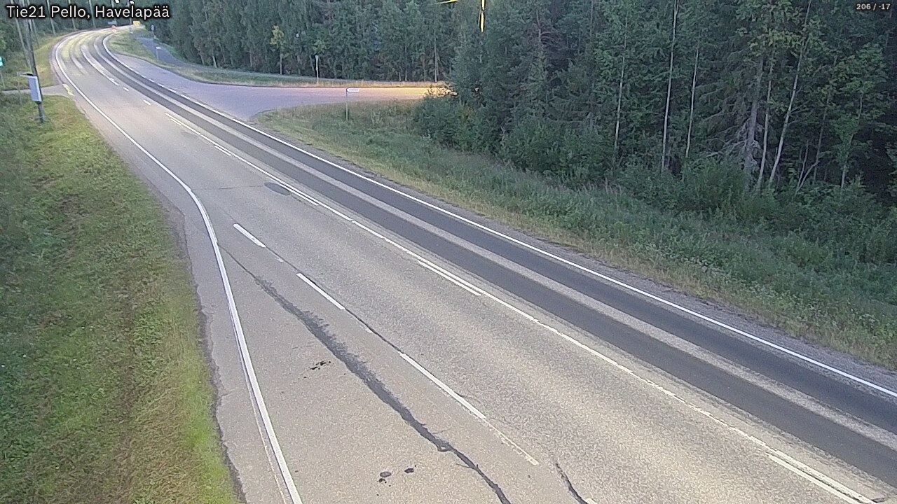 Kelikamerat Kuva Tie 21 Pello, Havelanpää, Pello, Lappi