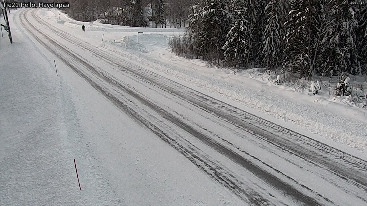 Weather Camera Image Road 21 Pello, Havelanpää, Pello, Lappi