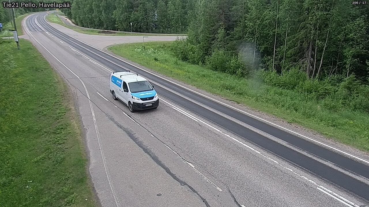 Weather Camera Image Road 21 Pello, Havelanpää, Pello, Lappi