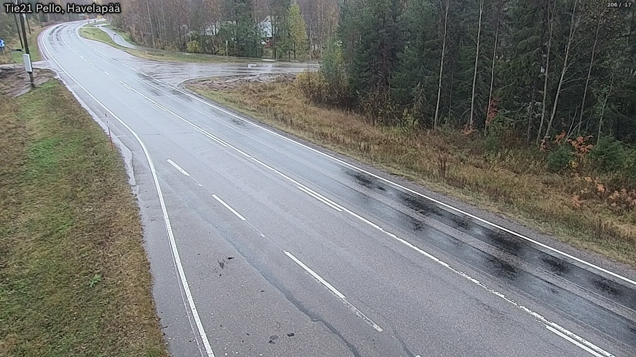 Weather Camera Image Road 21 Pello, Havelanpää, Pello, Lappi