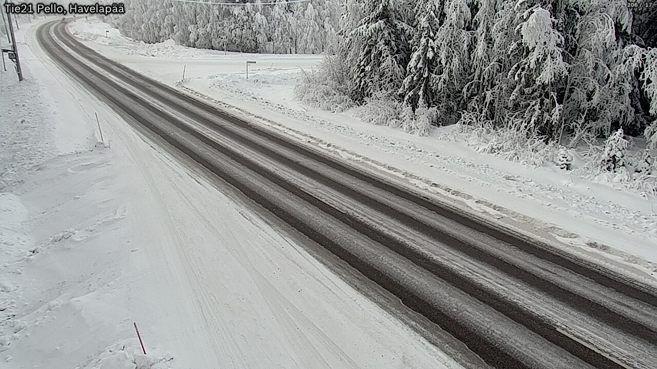 Kelikamerat Kuva Tie 21 Pello, Havelanpää, Pello, Lappi