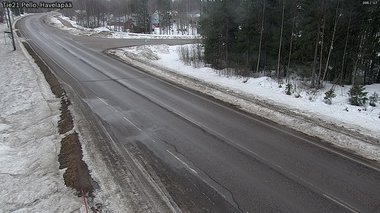 Weather Camera Image Road 21 Pello, Havelanpää, Pello, Lappi