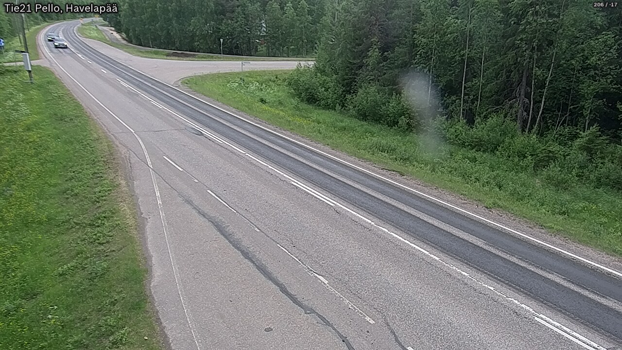 Kelikamerat Kuva Tie 21 Pello, Havelanpää, Pello, Lappi