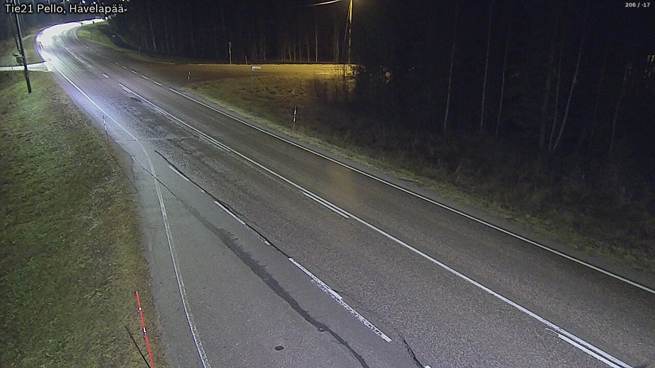 Kelikamerat Kuva Tie 21 Pello, Havelanpää, Pello, Lappi