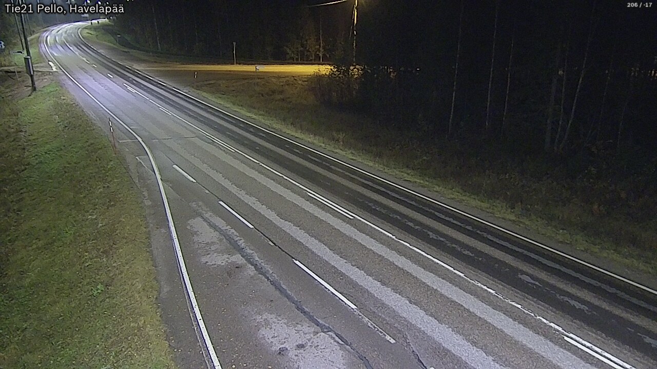 Kelikamerat Kuva Tie 21 Pello, Havelanpää, Pello, Lappi