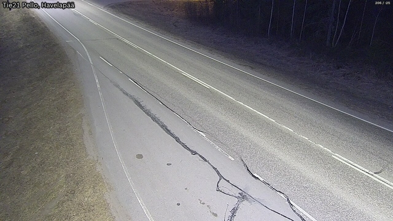 Kelikamerat Kuva Tie 21 Pello, Havelanpää, Pello, Lappi