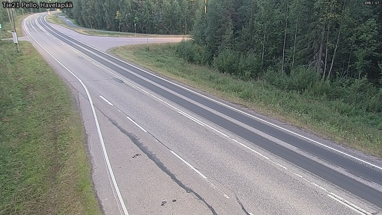 Kelikamerat Kuva Tie 21 Pello, Havelanpää, Pello, Lappi