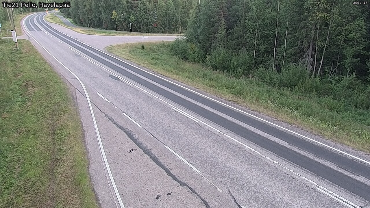 Kelikamerat Kuva Tie 21 Pello, Havelanpää, Pello, Lappi