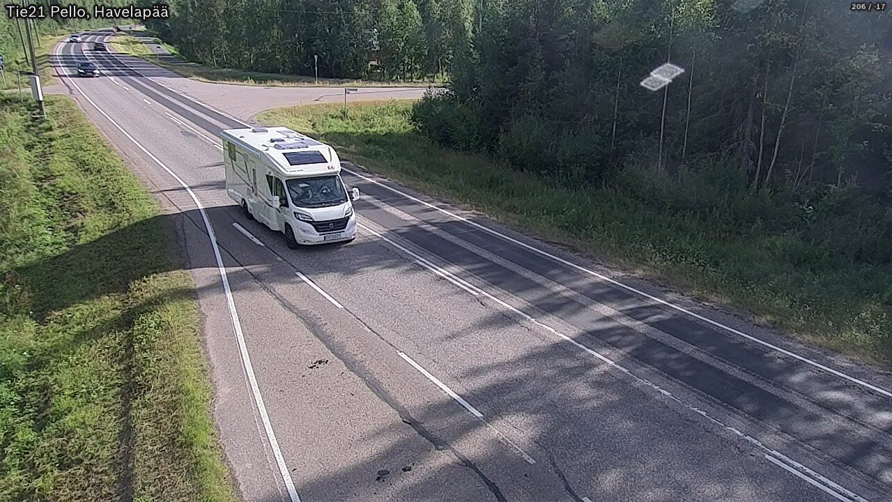 Kelikamerat Kuva Tie 21 Pello, Havelanpää, Pello, Lappi