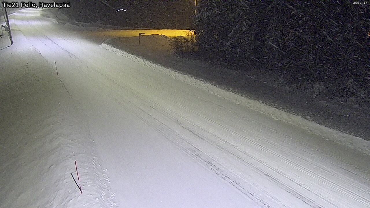 Kelikamerat Kuva Tie 21 Pello, Havelanpää, Pello, Lappi